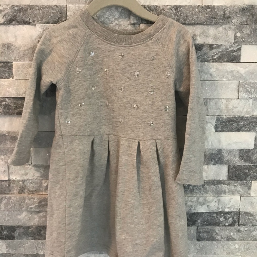 Sweatshirt Sequin Dress